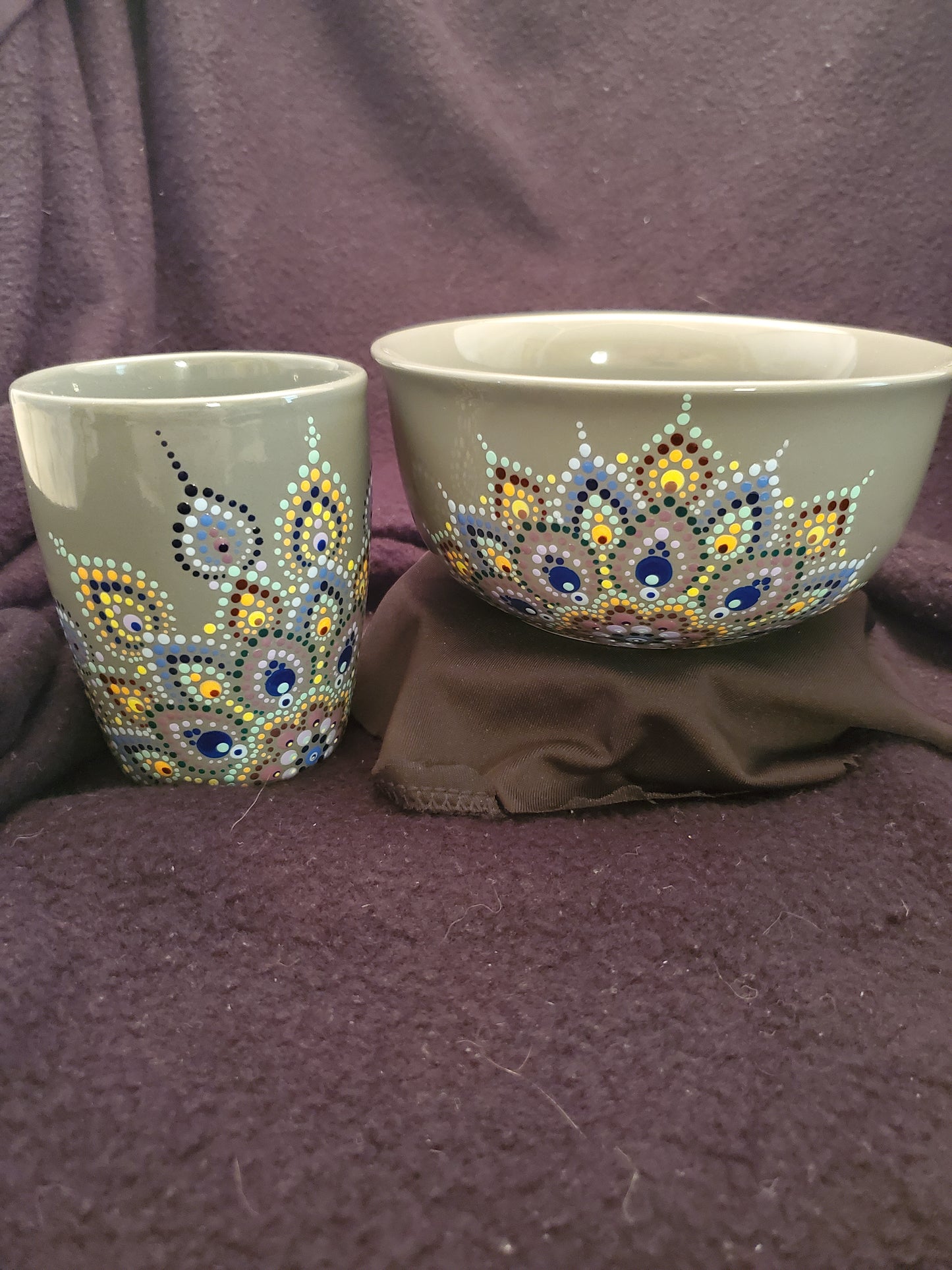 Peacock Grey Bowl