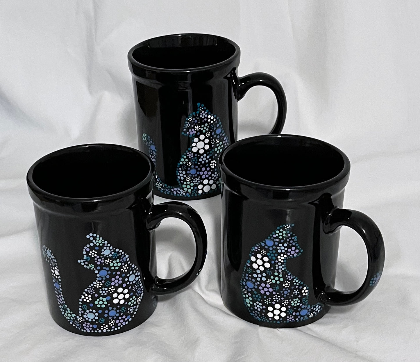 Floral Kitty-Cat Mug