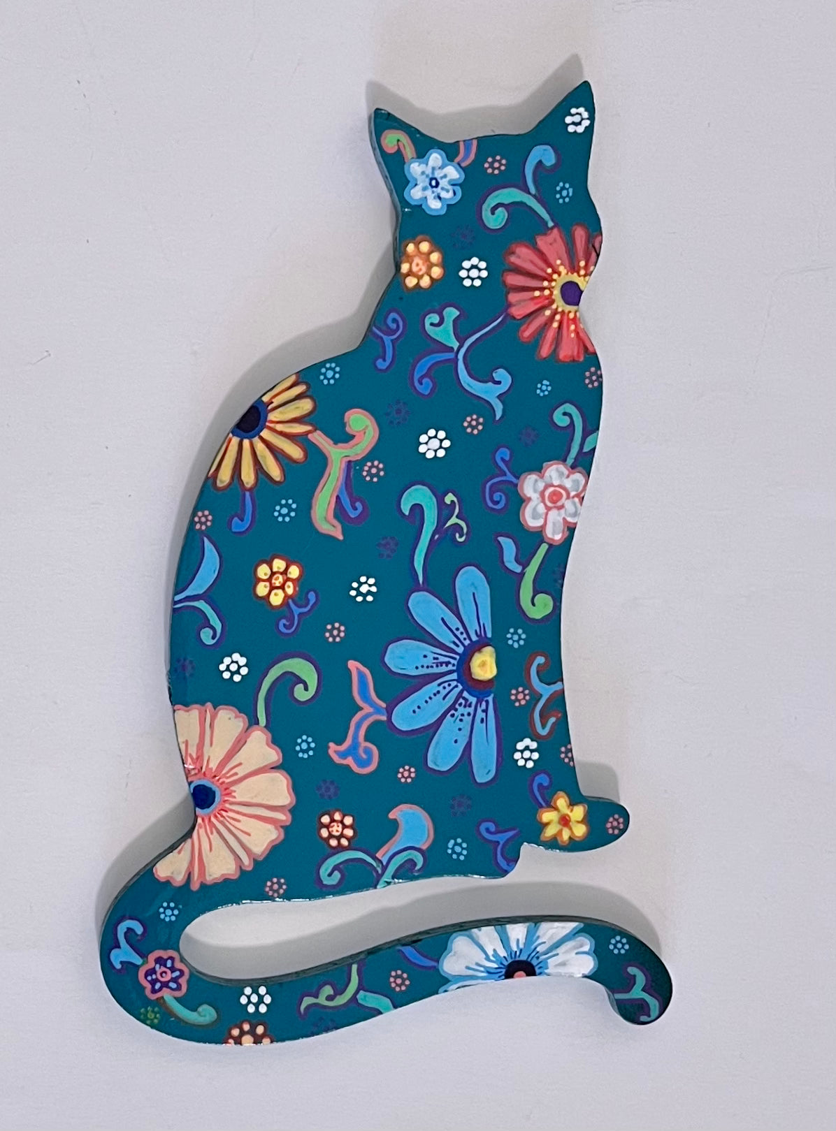 Cat Wood Cut-out 6 in