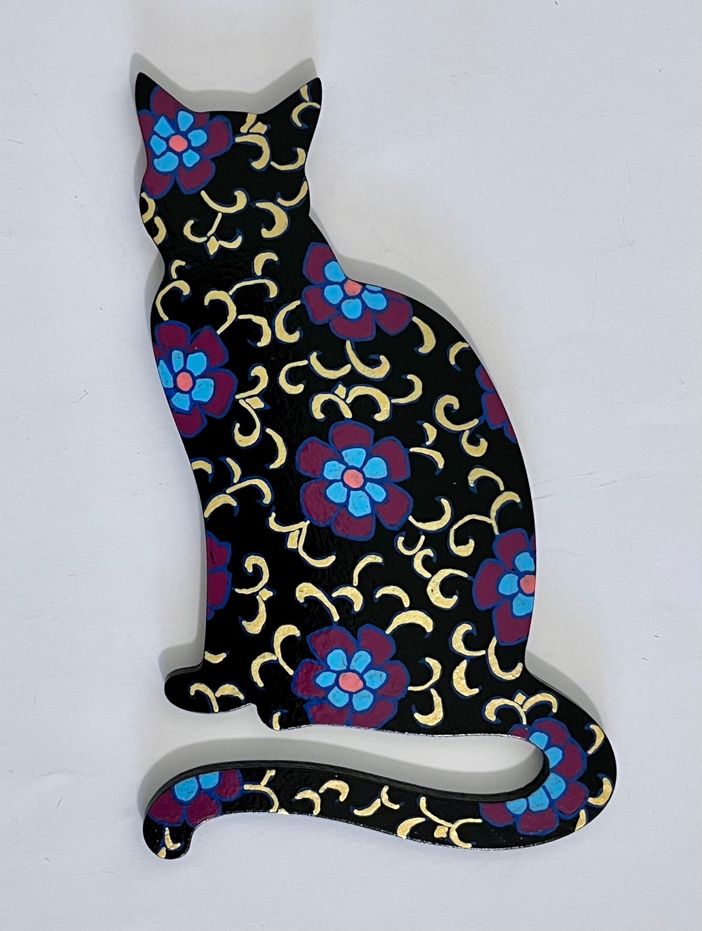 Cat Wood Cut-out 7 inch