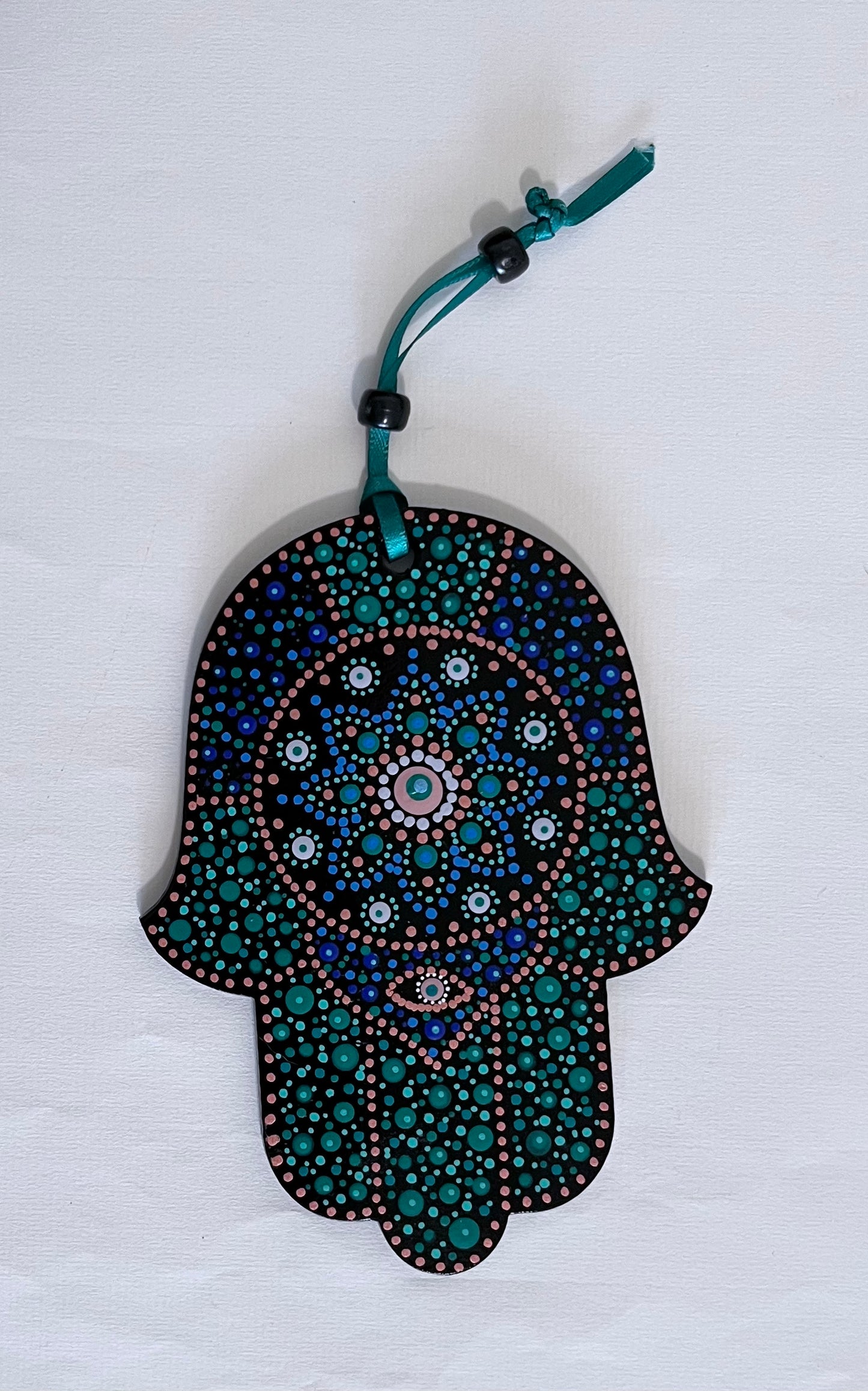Hamsa - Mosaic style with Mandala and Eye (5 inch)