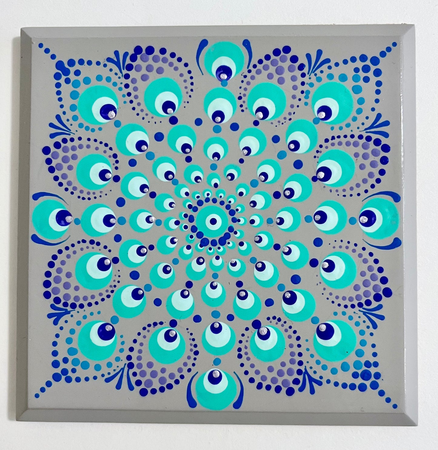 Mandala Coasters - Grey (set of 4)