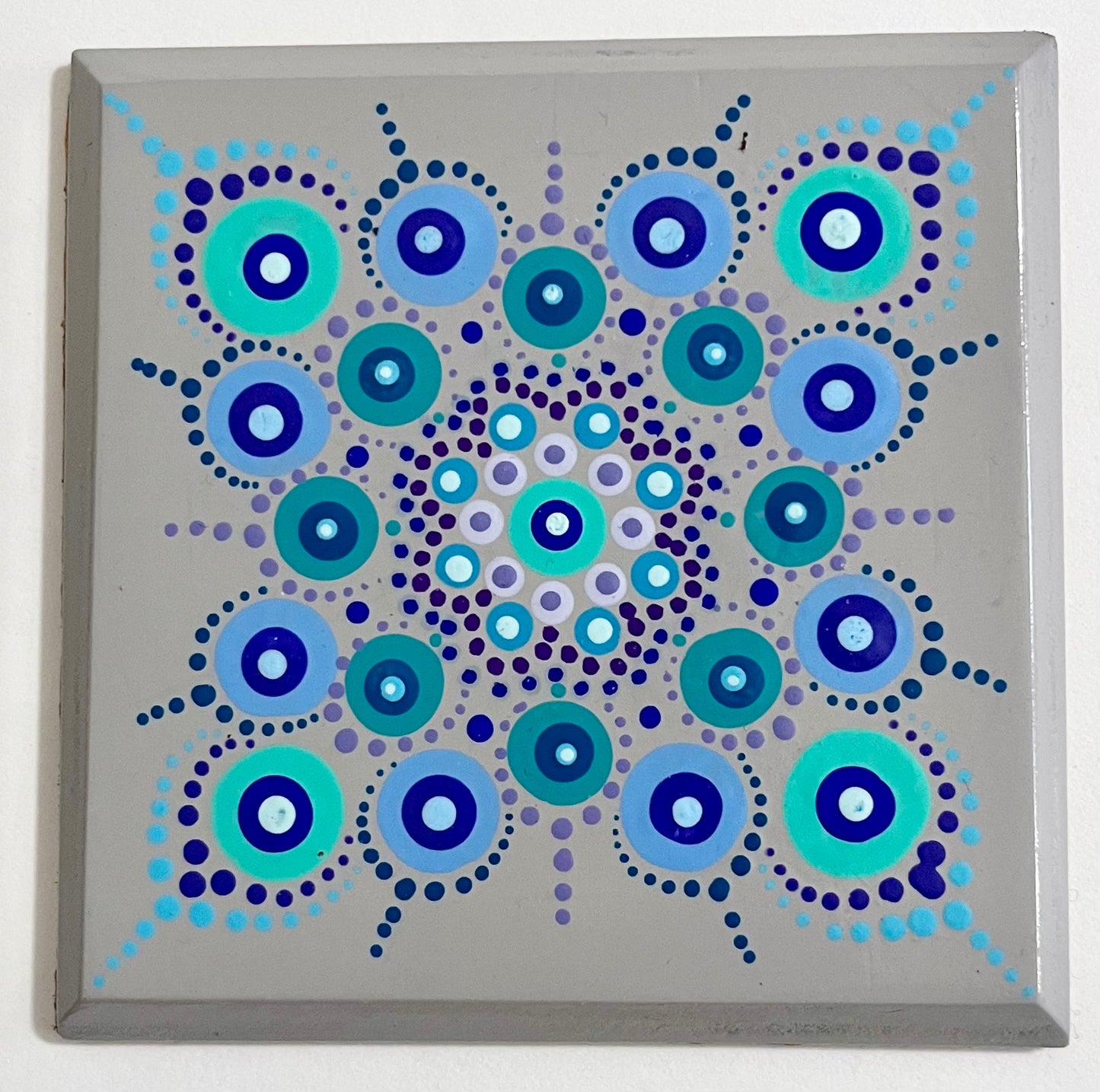 Mandala Coasters - Grey (set of 4)