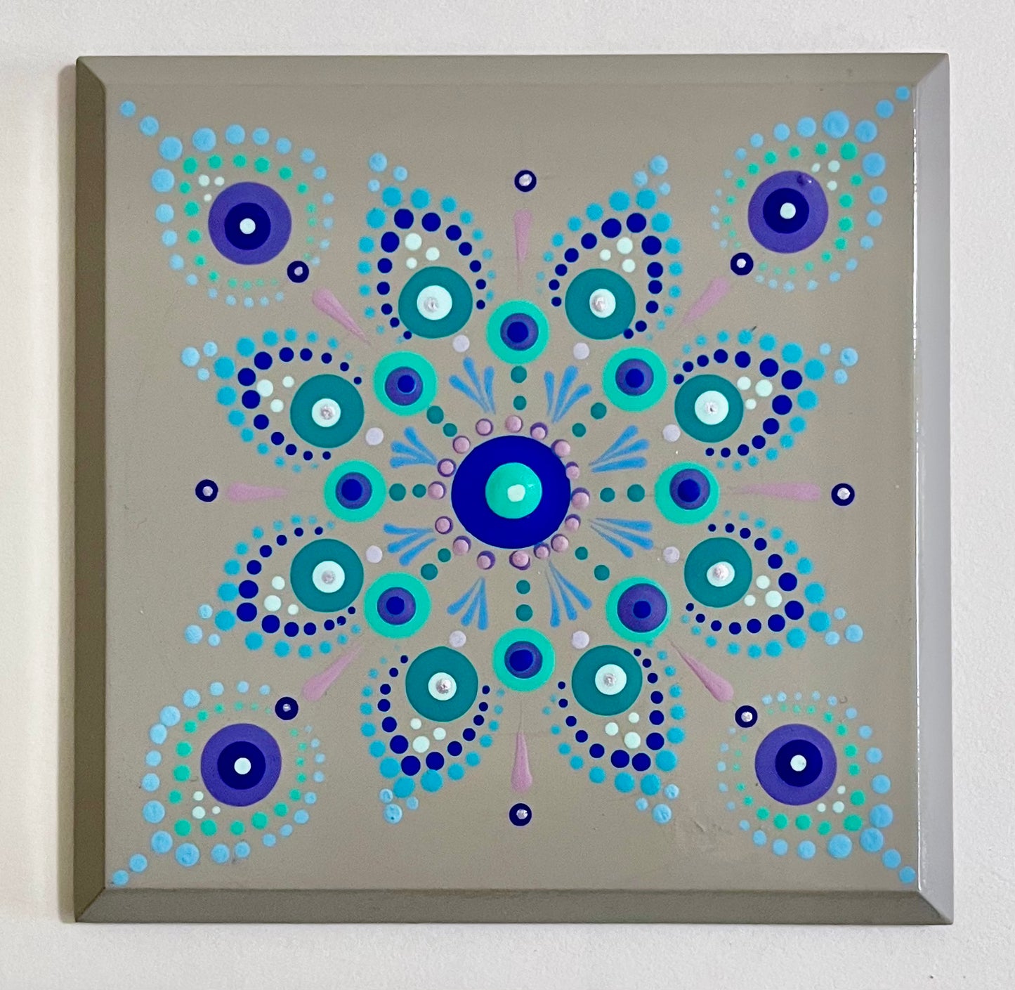 Mandala Coasters - Grey (set of 4)