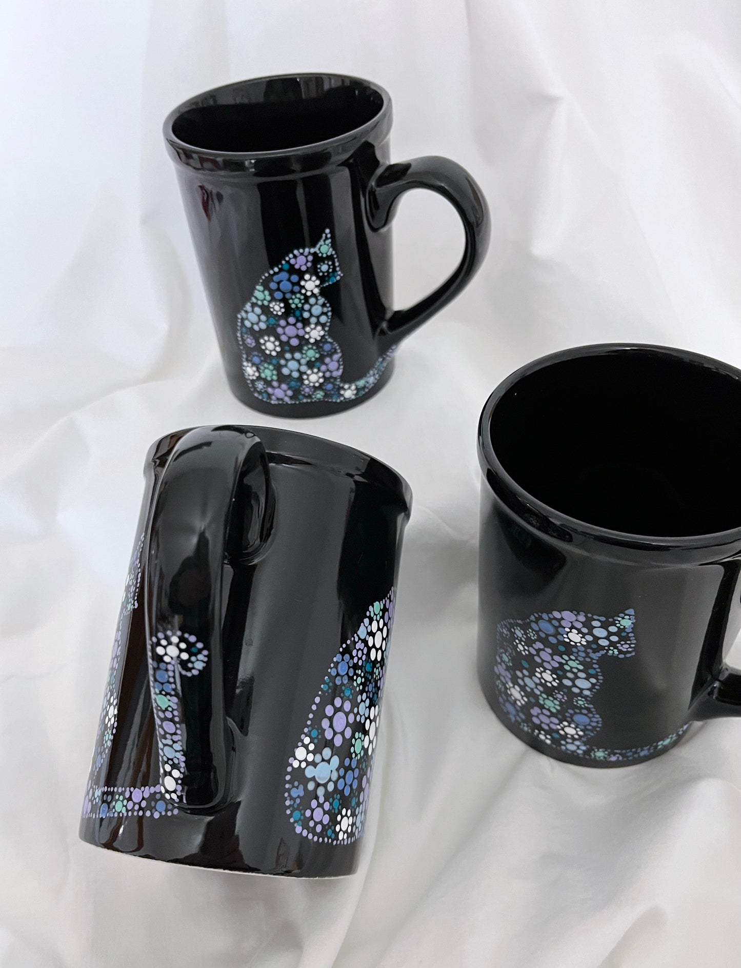 Floral Kitty-Cat Mug
