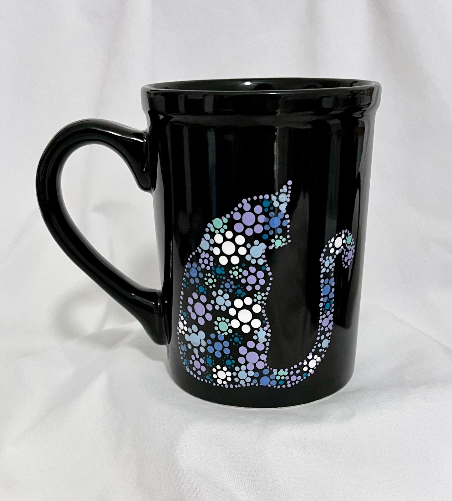 Floral Kitty-Cat Mug