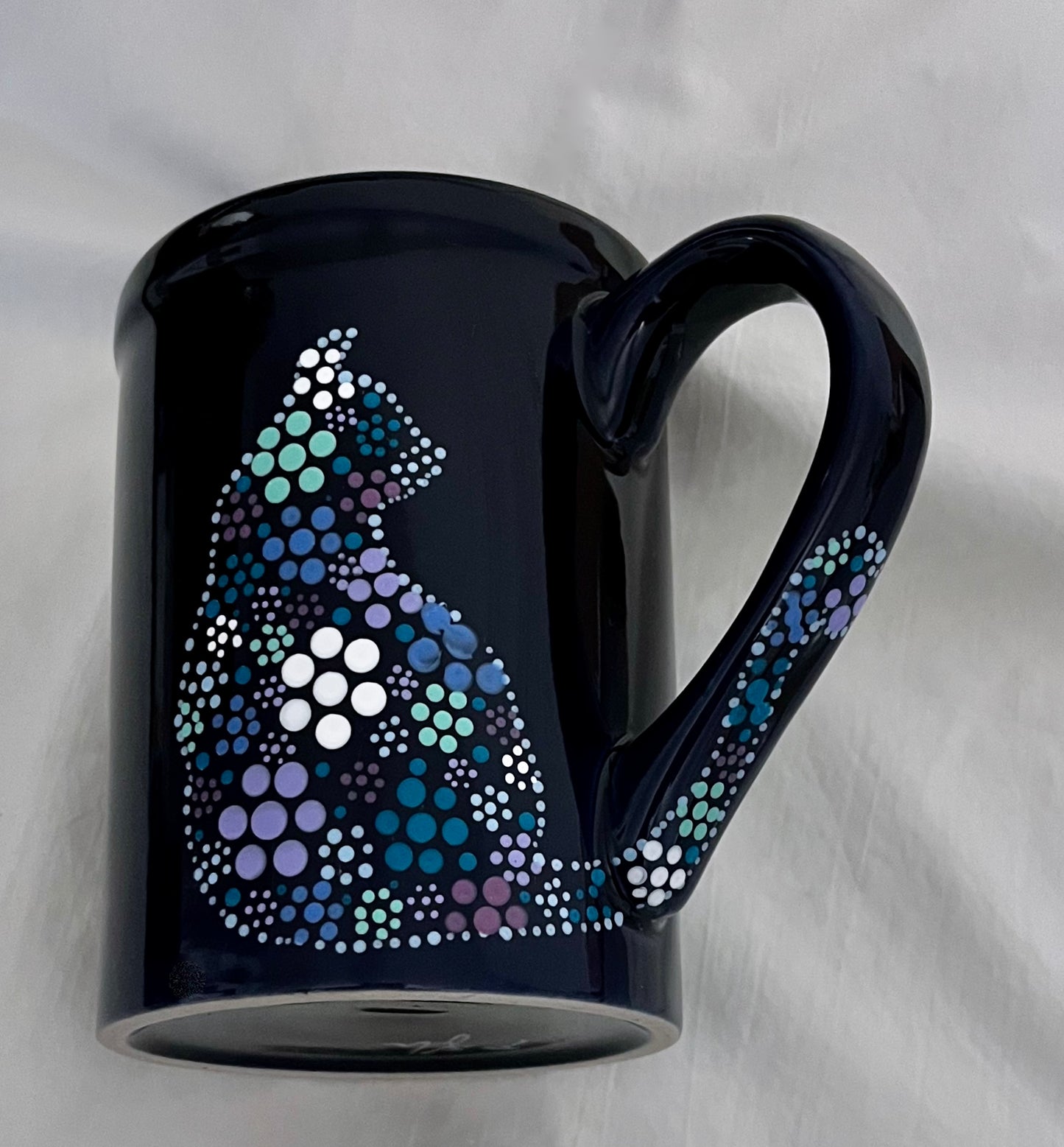 Floral Kitty-Cat Mug