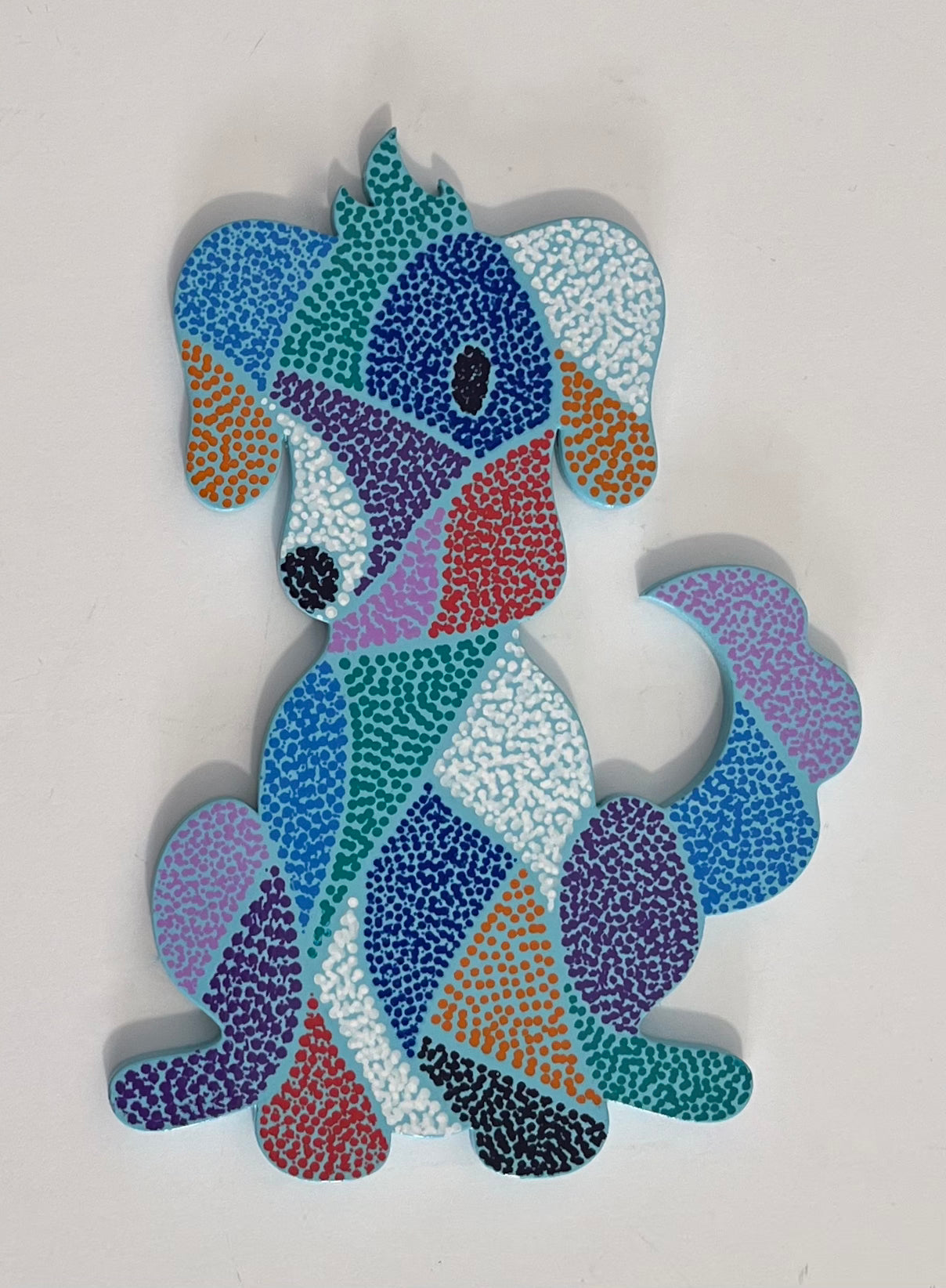 Blue Puppy Wood Cut-out, Large