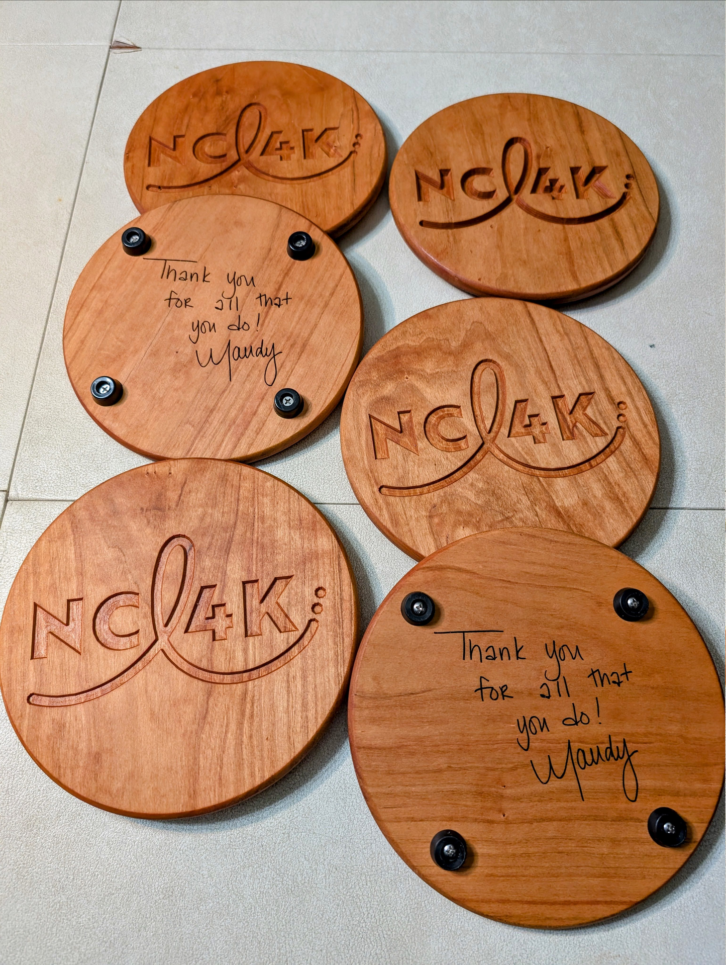 Custom engraved trivets
