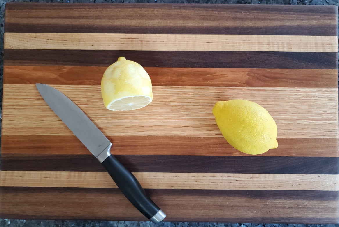 4-species multi-stripe Cutting Board