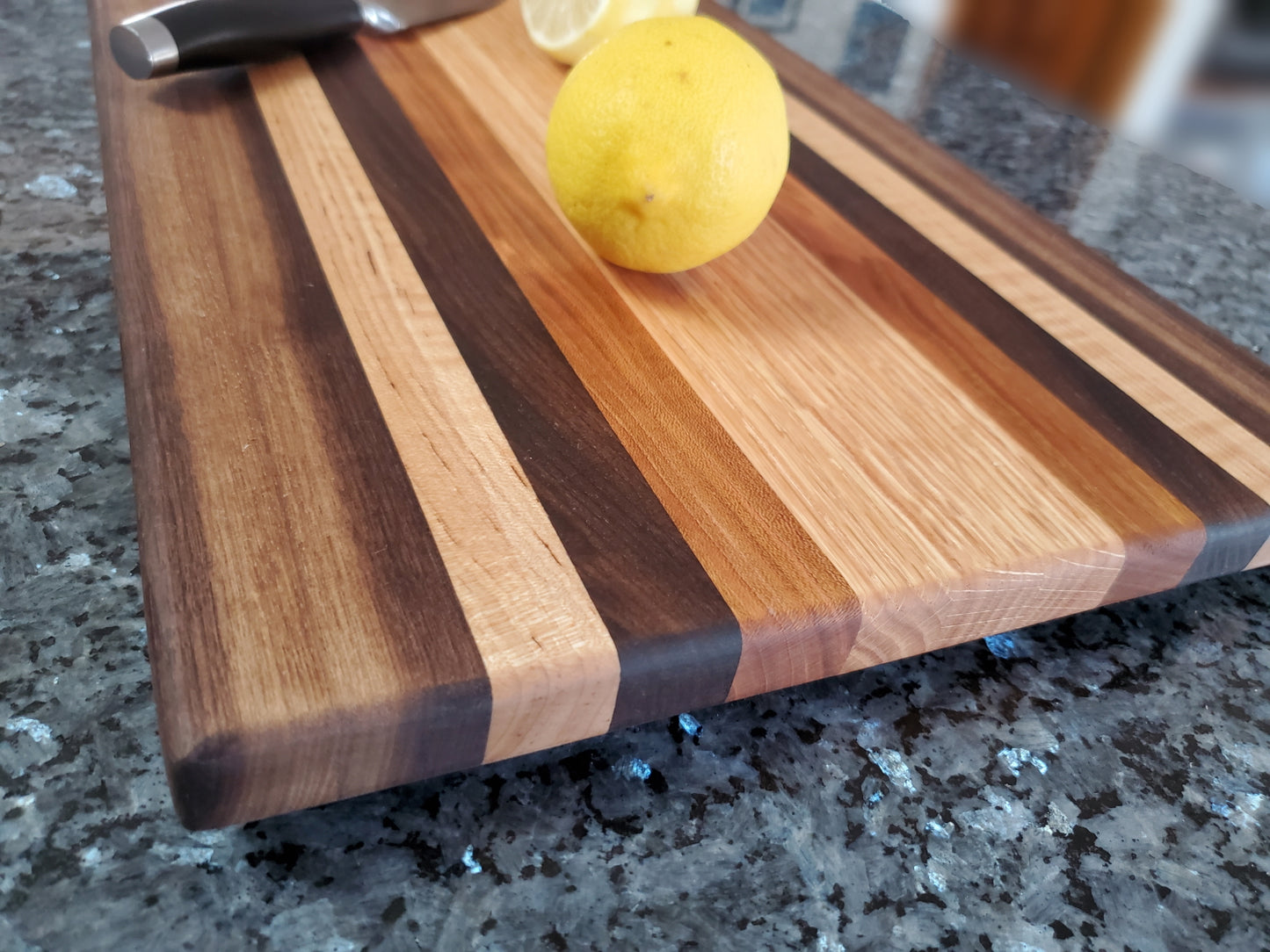4-species multi-stripe Cutting Board