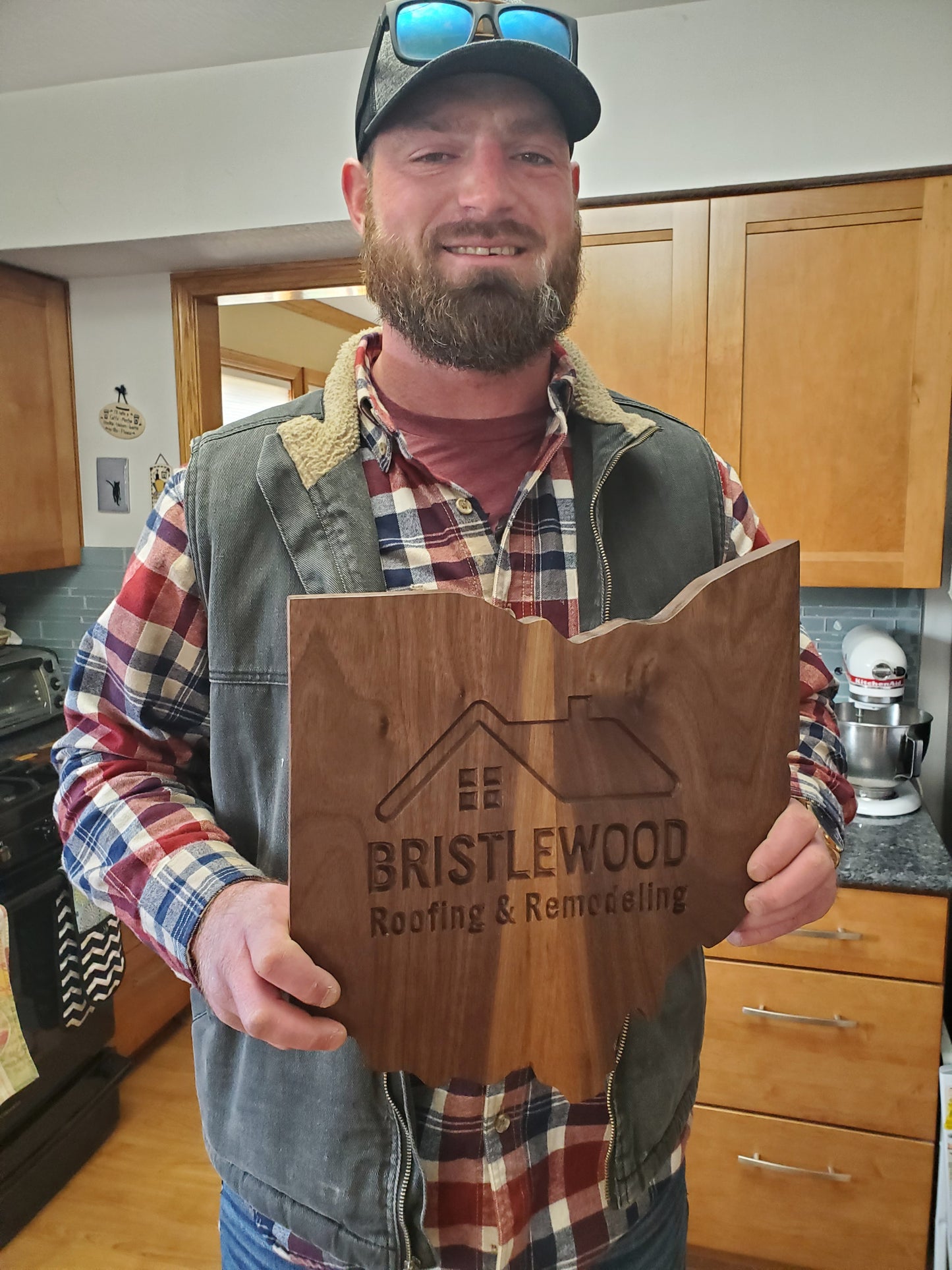 Custom Ohio Sign with Brand Logo