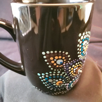 Peacock Pattern Mug 2