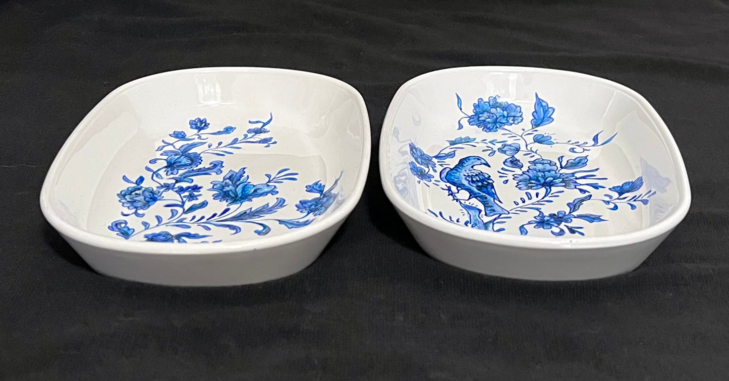 Large ring bowl with Floral