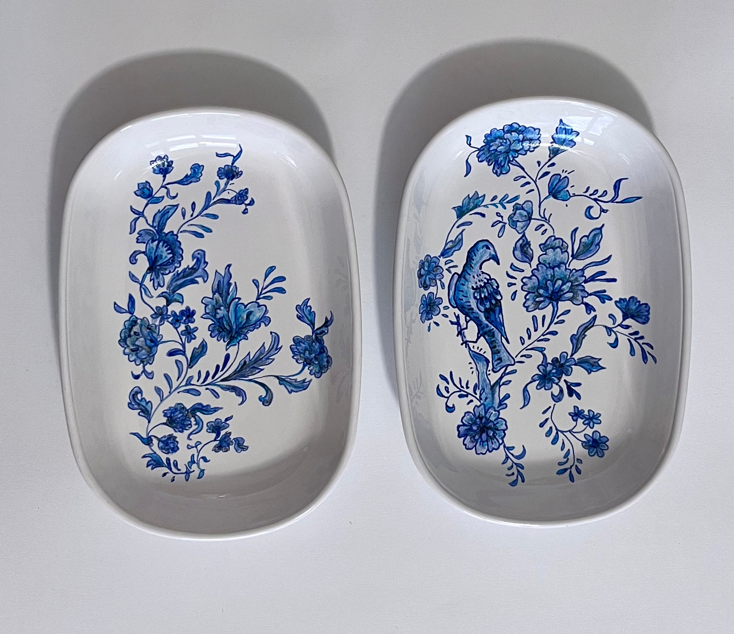 Large ring bowl with Floral