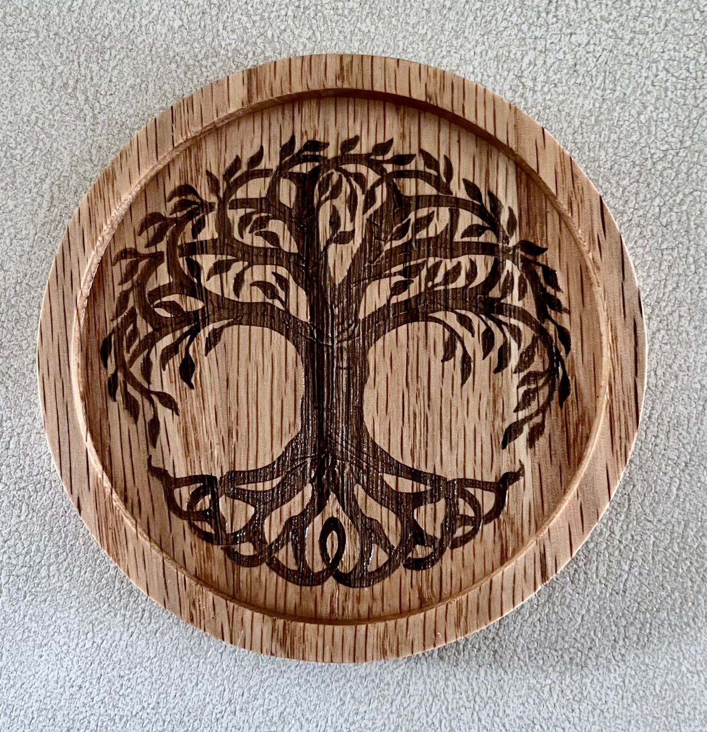 Oak Yggdrasil Tree Coasters