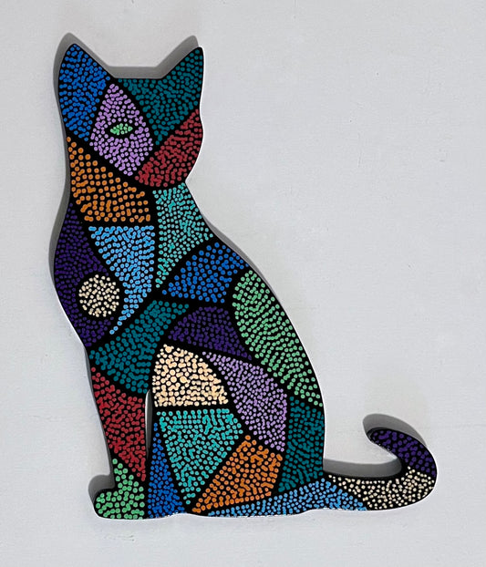 Cat Wood Cut-out 7.5 inch