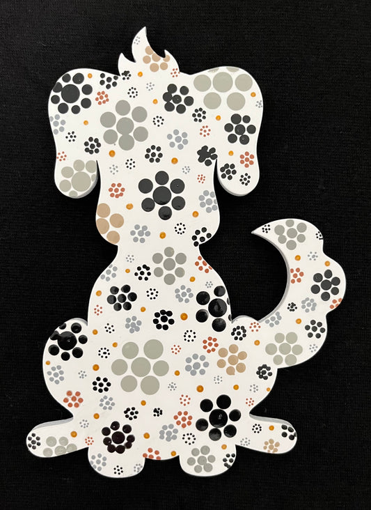 Puppy Wood Cut-out, Large