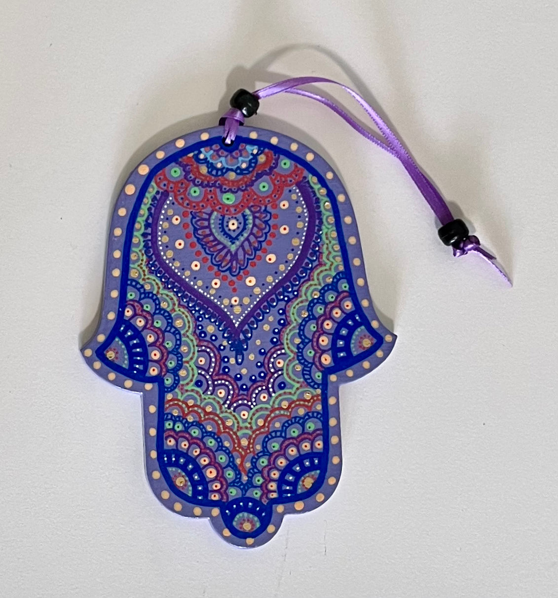 Hamsa - Purple (5 inch)