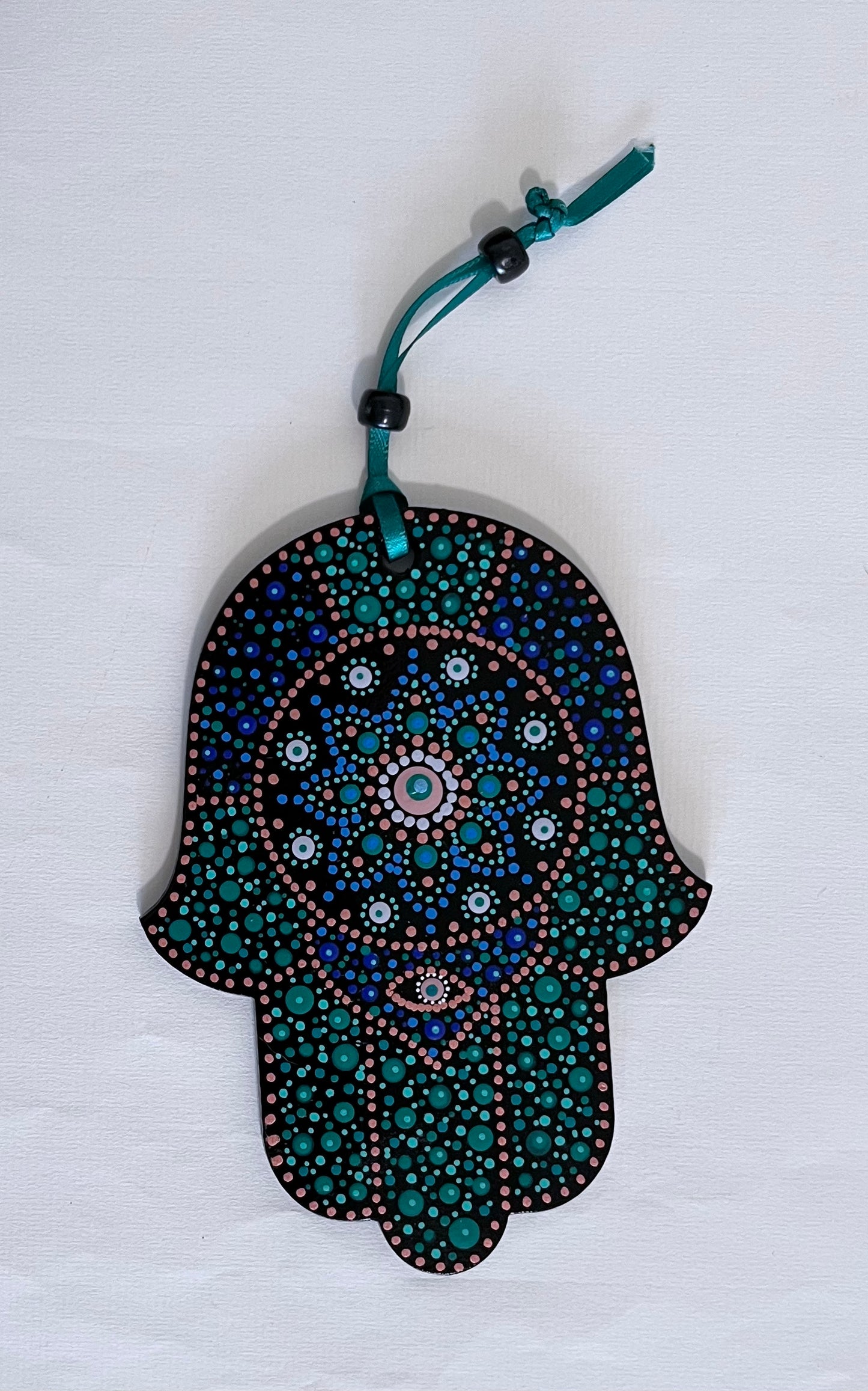 Hamsa - Mosaic style with Mandala and Eye (5 inch)