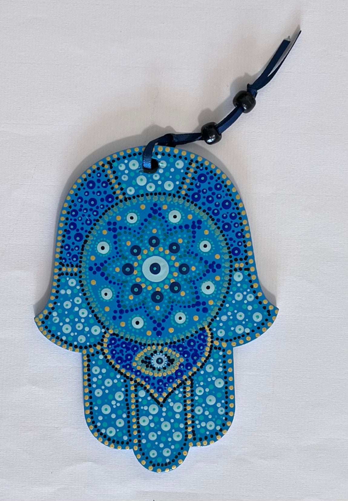 Hamsa - Mosaic style with Mandala and Eye (5 inch)