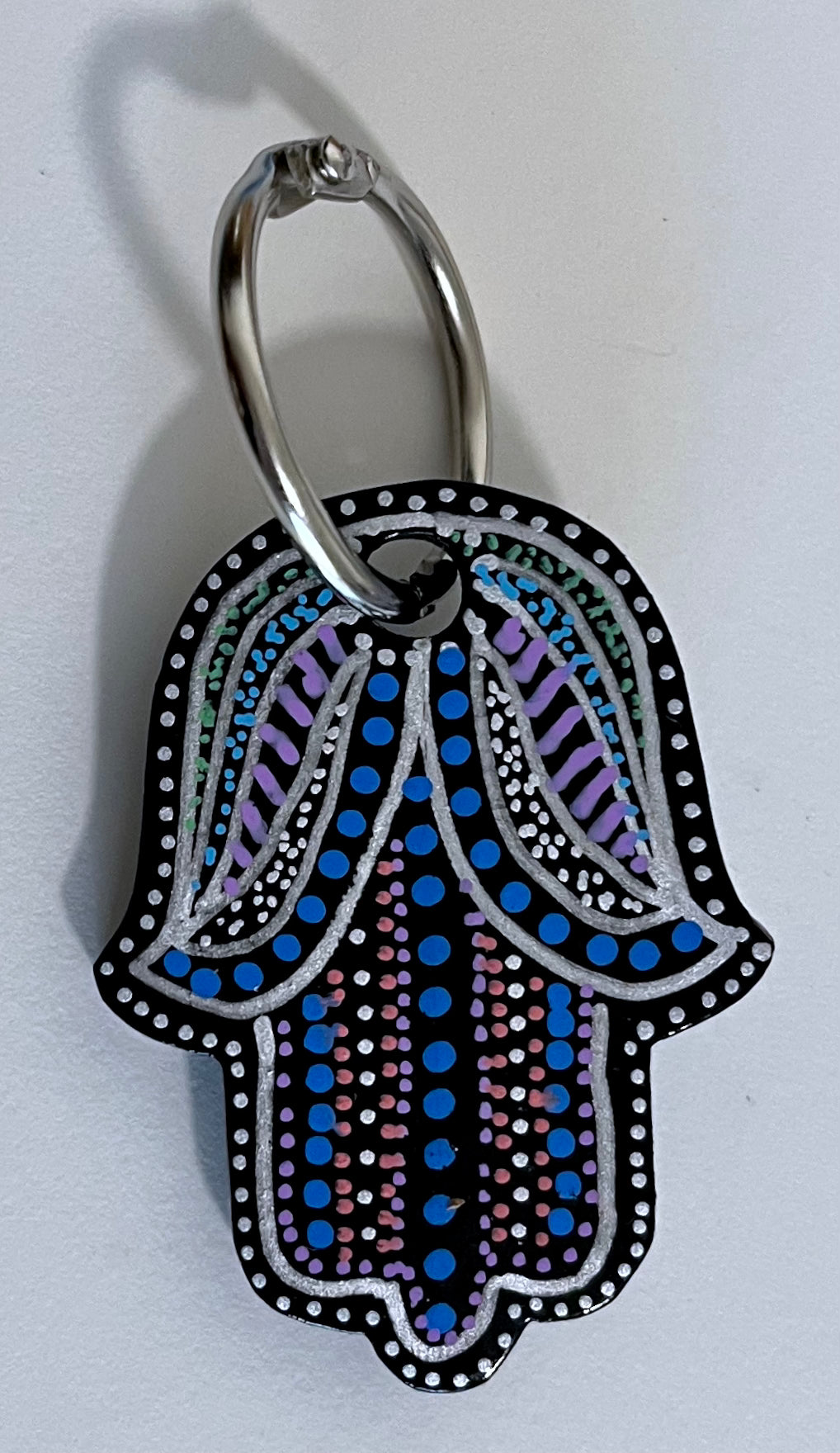 Hamsa Angel Wing Keychains