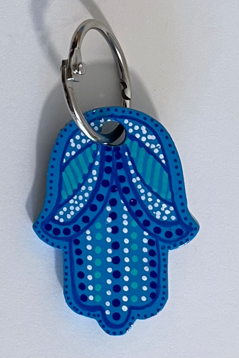 Hamsa Angel Wing Keychains