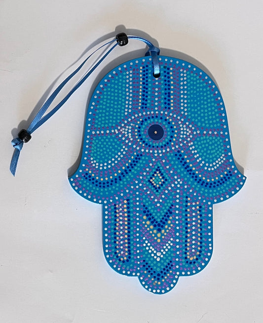 Hamsa - Mosaic style with Eye (6 inch)