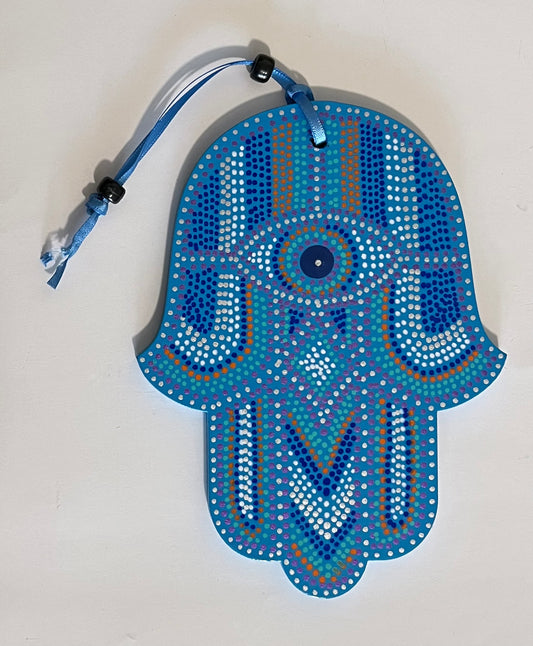 Hamsa - Mosaic style with Eye (6 inch)