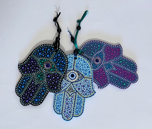 Hamsa - Mosaic style with Eye (5 inch)