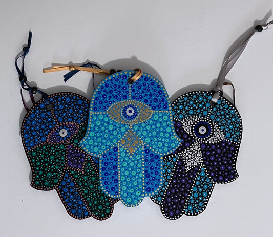 Hamsa - Mosaic style with Eye (6 inch)