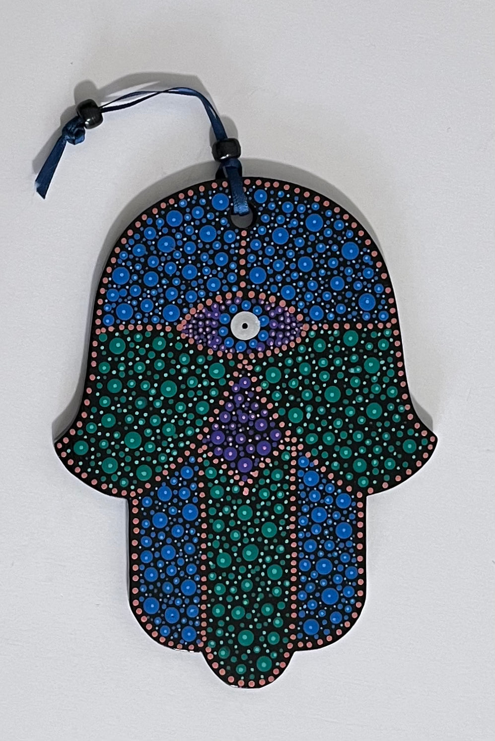 Hamsa - Mosaic style with Eye (6 inch)
