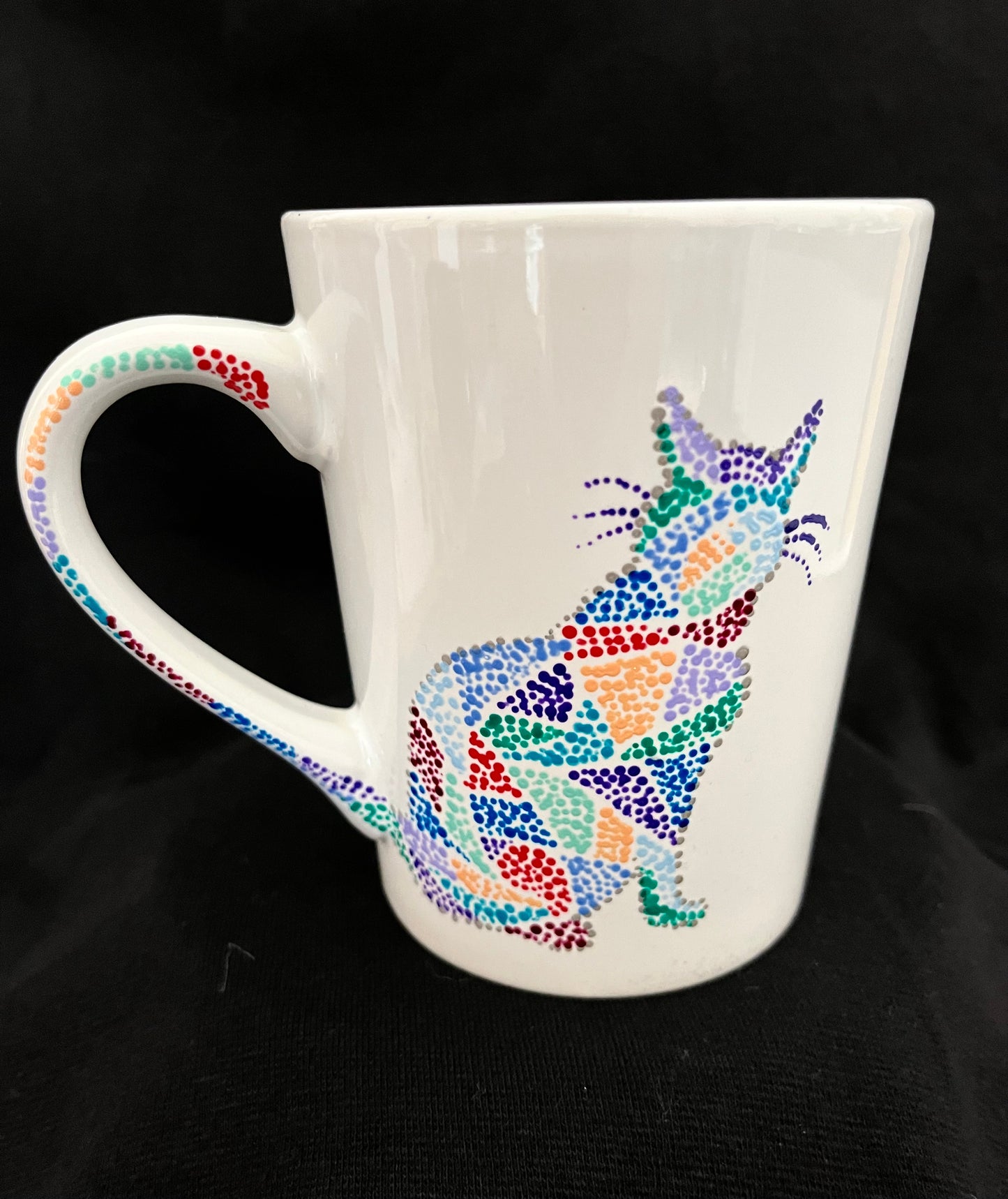 Dotted Cat Mug