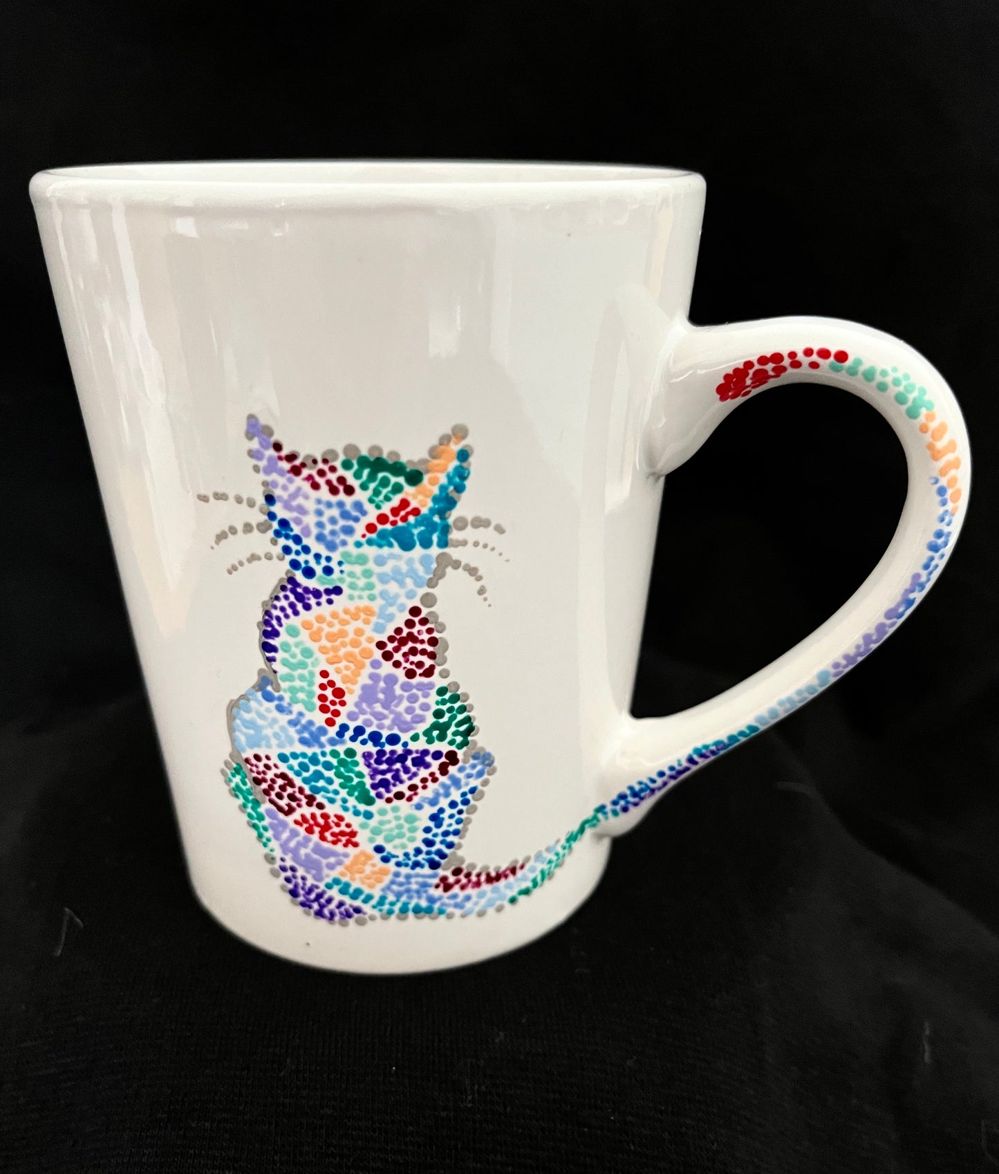 Dotted Cat Mug