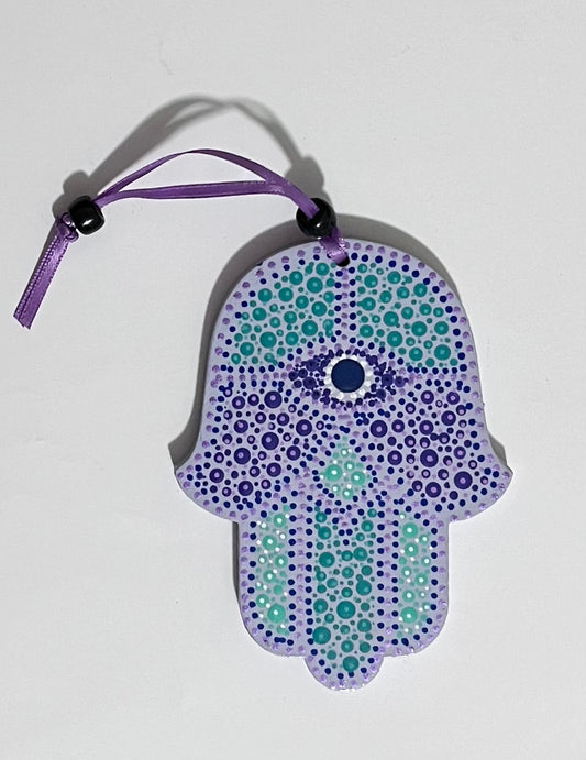 Hamsa - Mosaic style with Eye (4 inch)