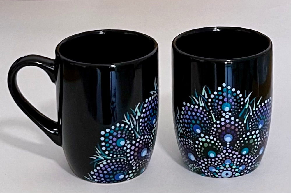 Peacock Pattern Mug