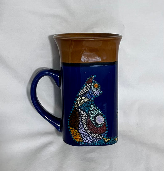 Mosaic-style Cat Mug