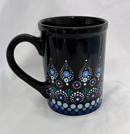 Black Pattern Mug and Bowl Set - pieces sold separately