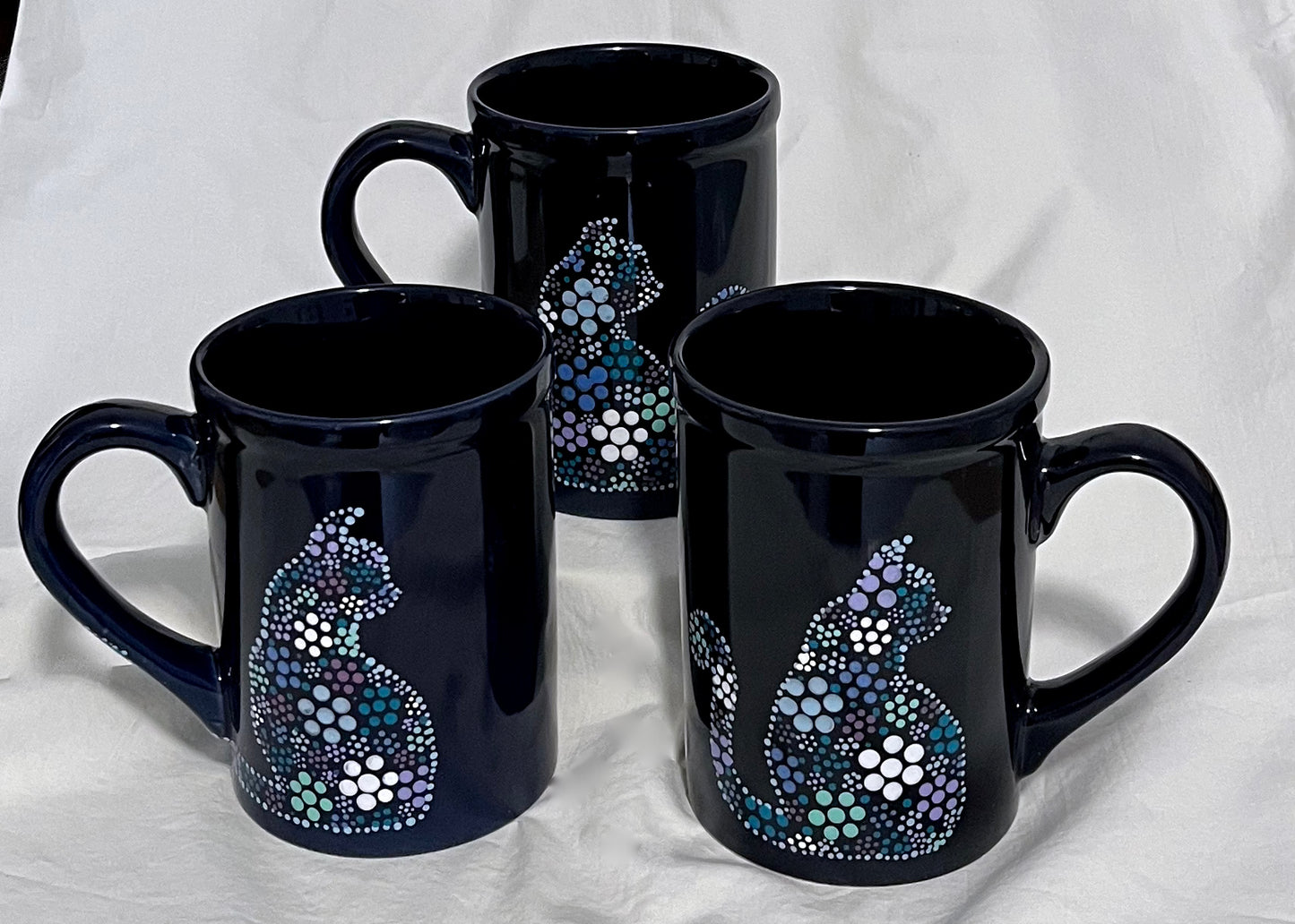 Floral Kitty-Cat Mug