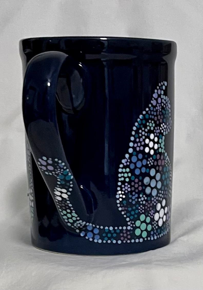 Floral Kitty-Cat Mug