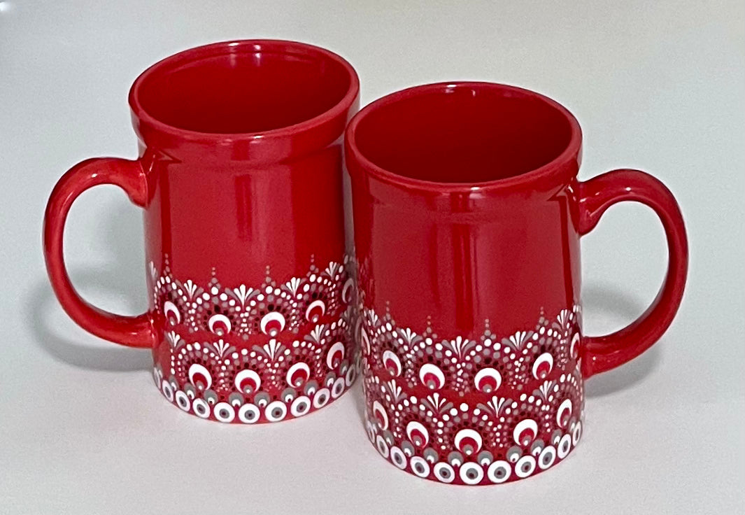 Scarlet and Grey Mug