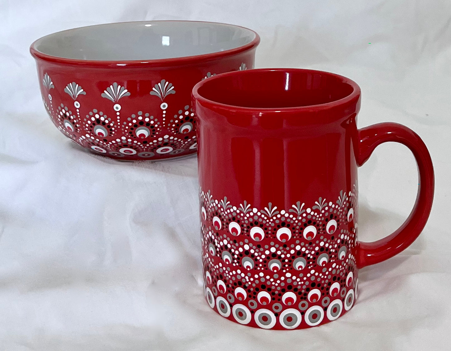 Scarlet and Grey Mug