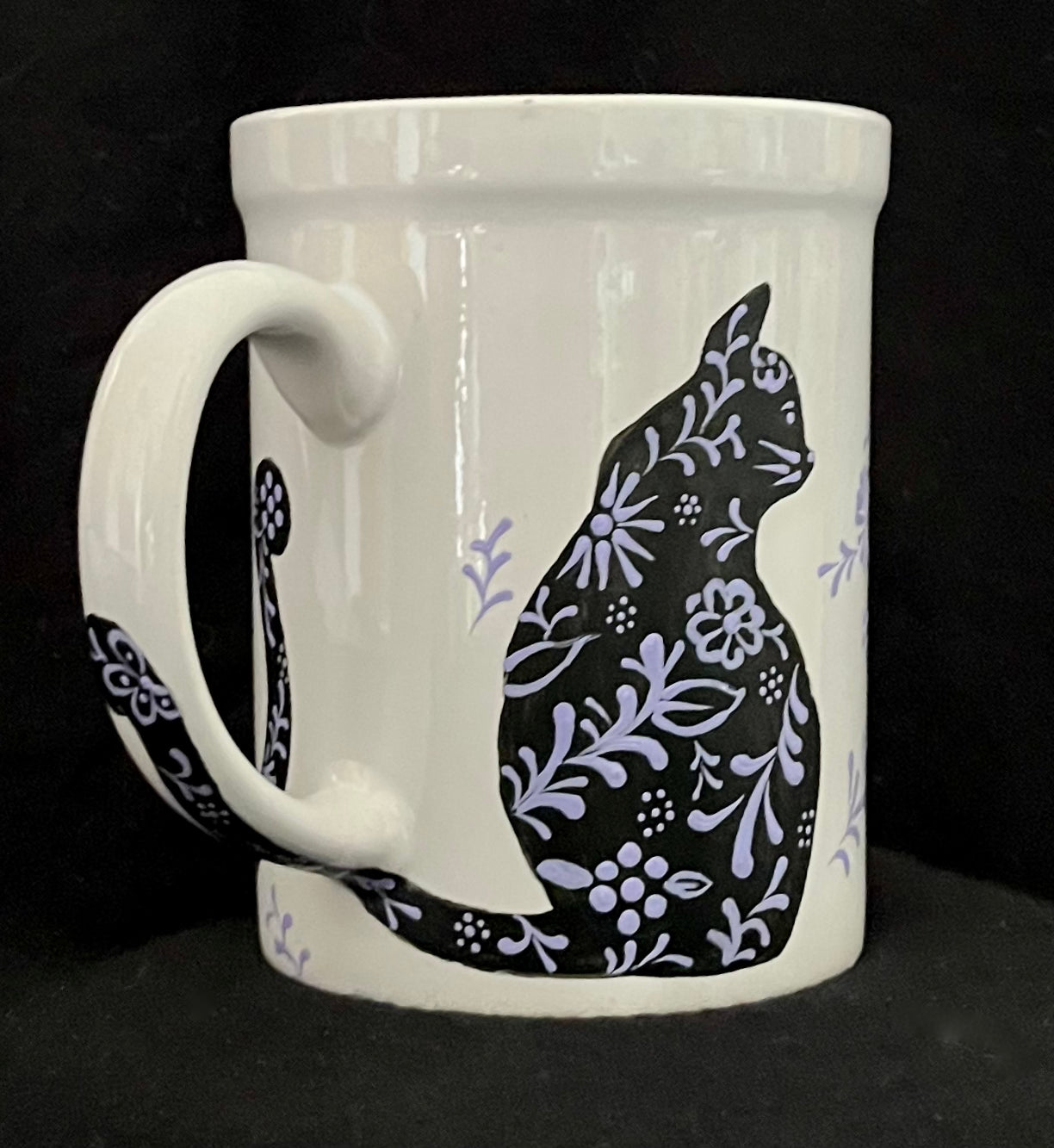 Damask Cat Mugs