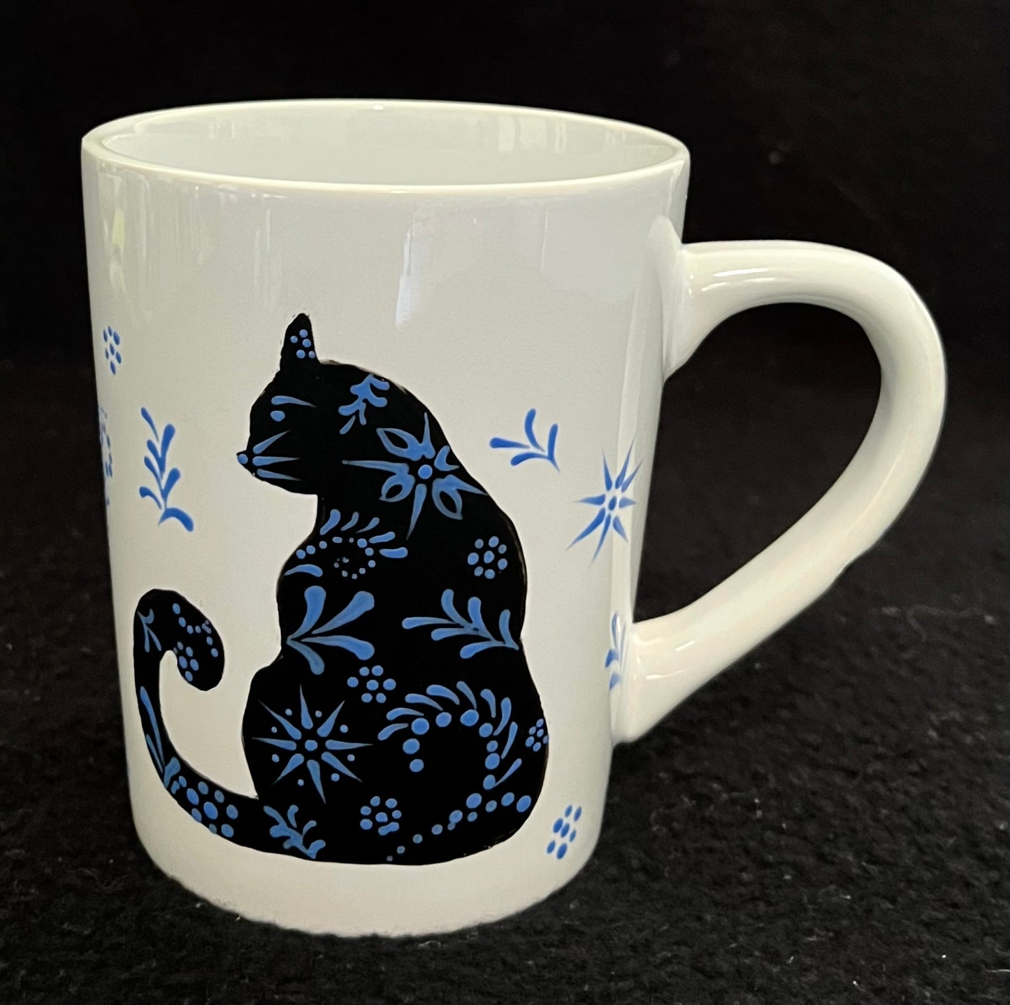 Damask Cat Mugs