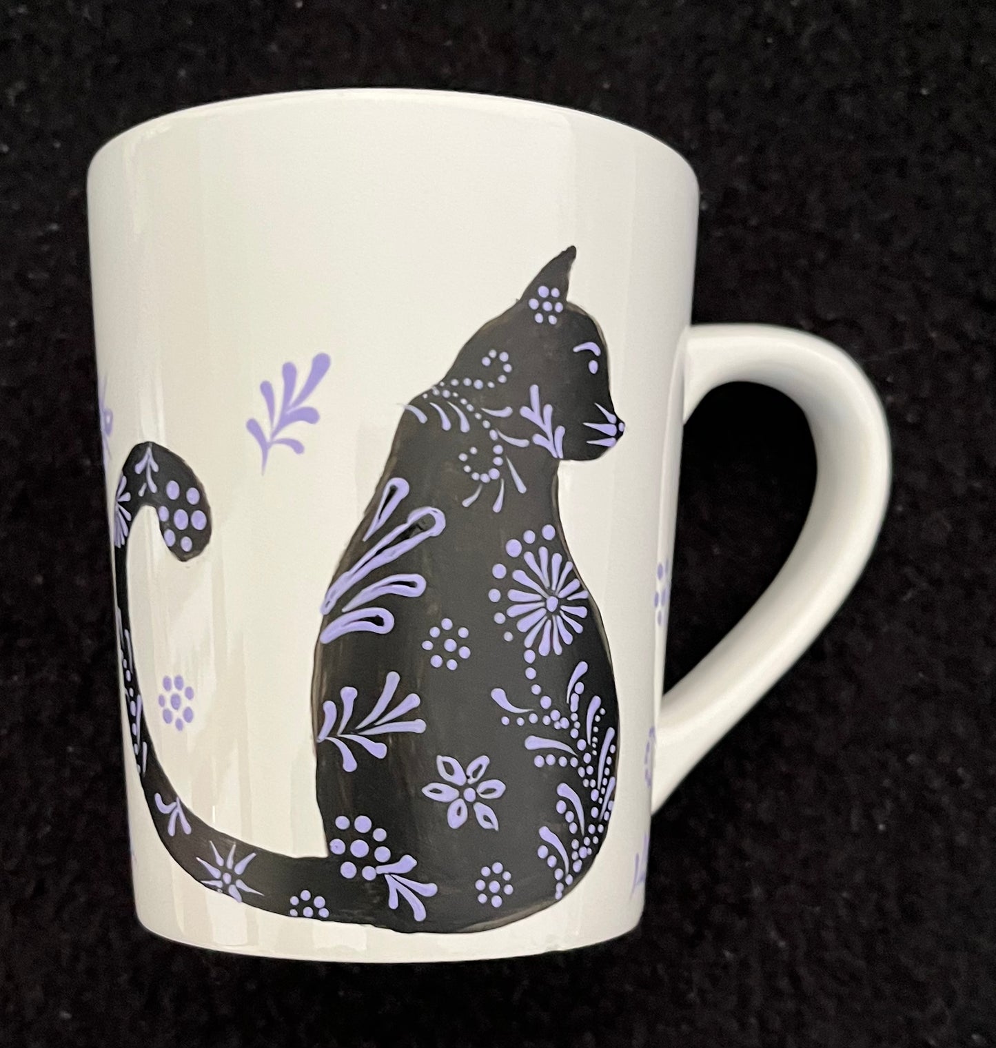 Damask Cat Mugs