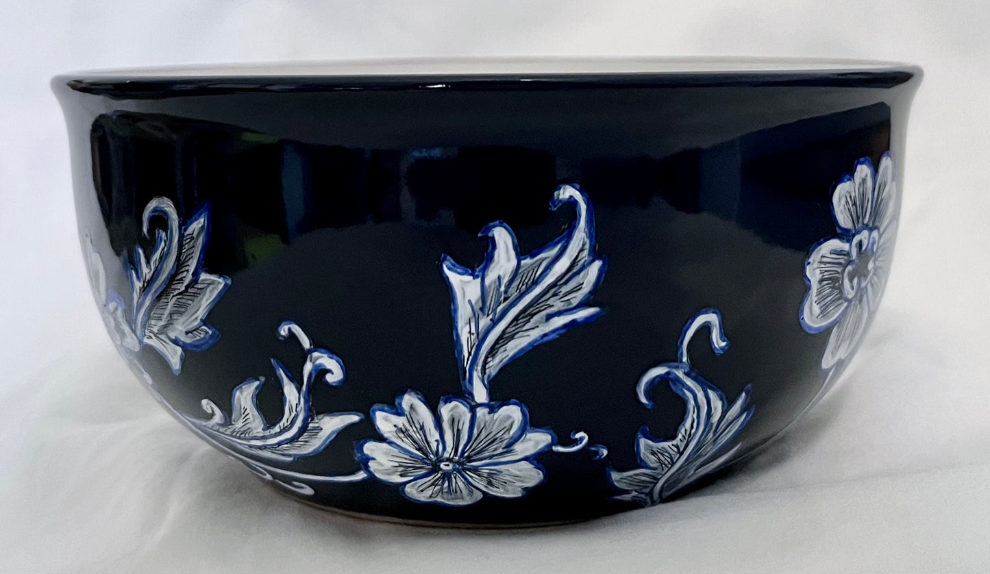 Asian-Inspired Floral Mug and Bowl set