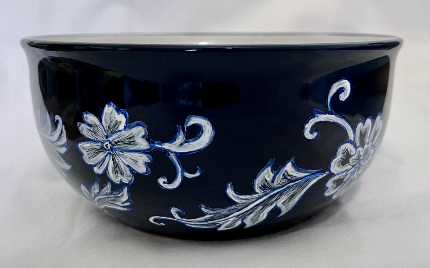 Asian-Inspired Floral Mug and Bowl set