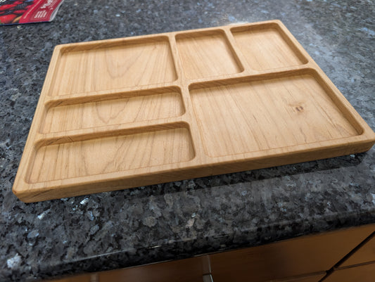 6-bowl Rectangular Charcuterie