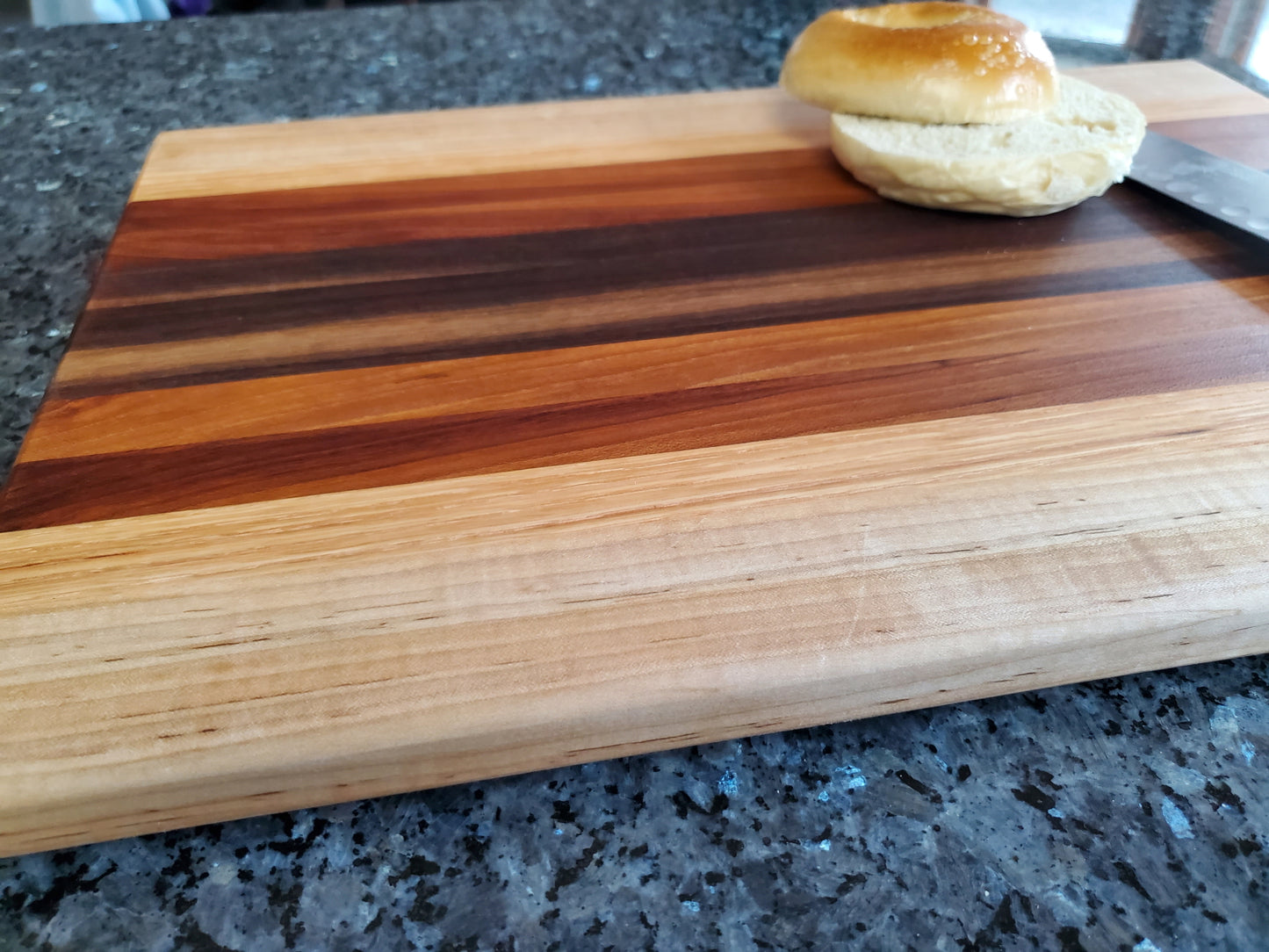 Light to Dark, 4-Species Cutting Board