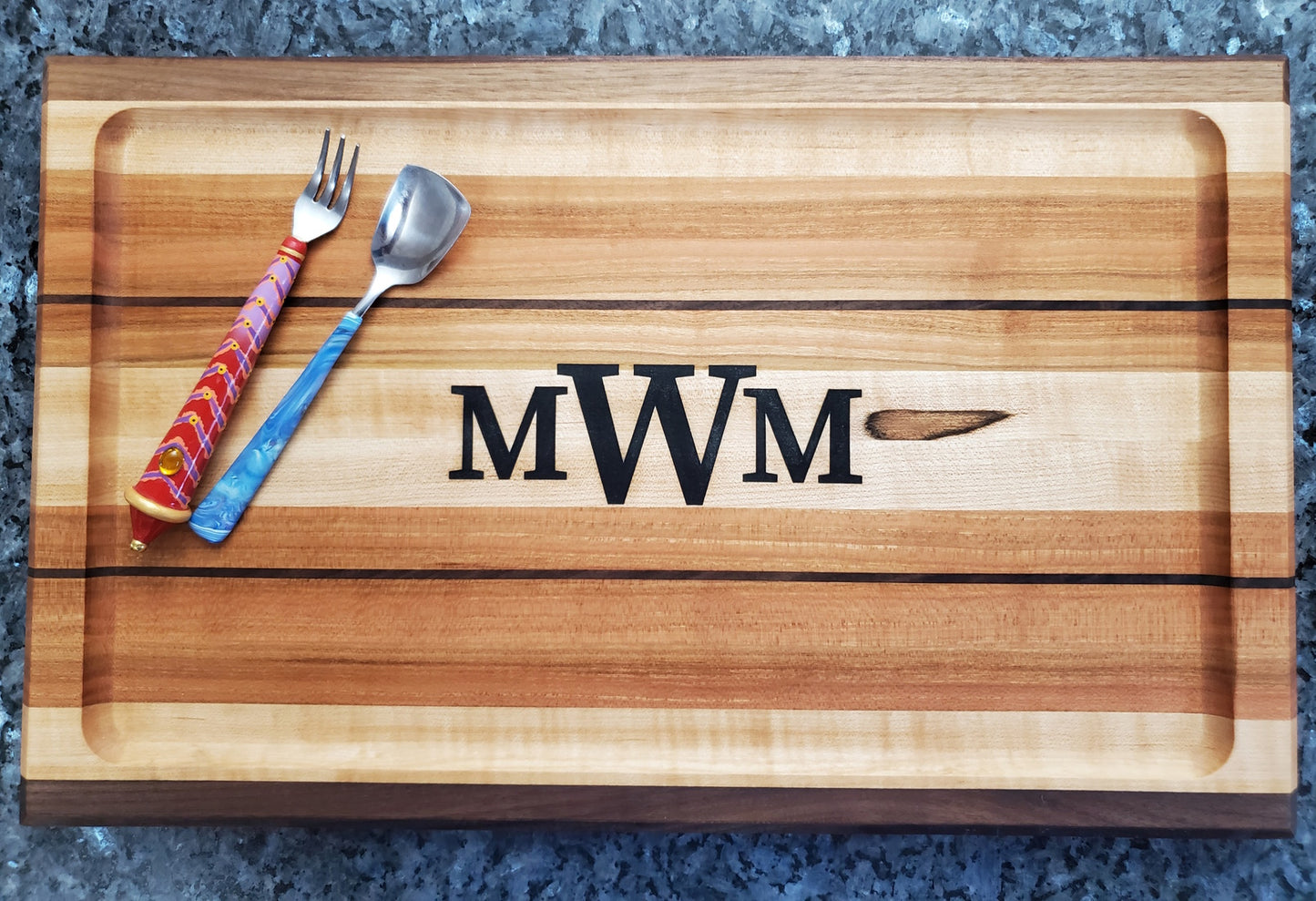 Custom Monogrammed Charcuterie & Cutting Board